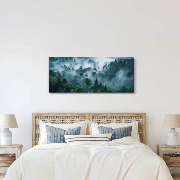 Slika - Šuma u magli (120x50 cm)
