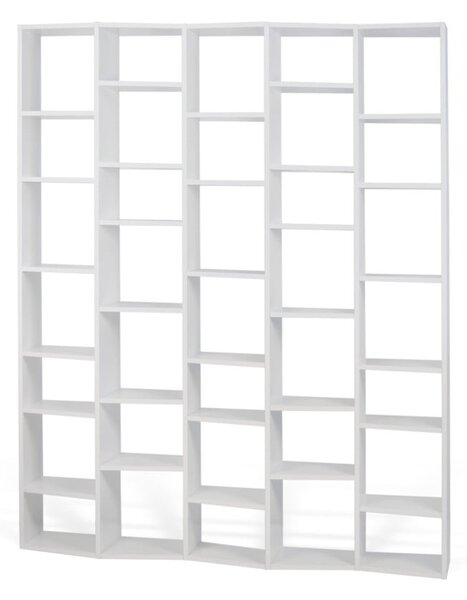 Bijela biblioteka 182x224 cm Valsa – TemaHome