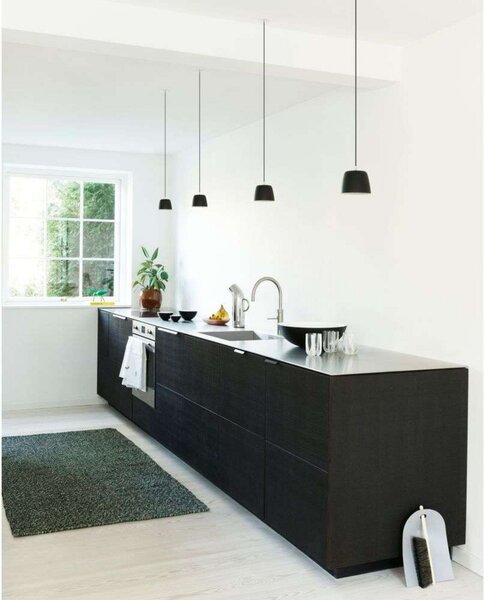 Viseće Svjetiljka Normann Copenhagen, Crno, Dnevna soba, Aluminij