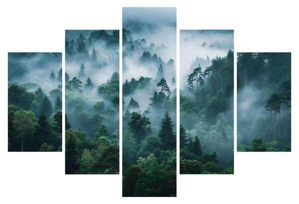Slika - Šuma u magli (150x105 cm)
