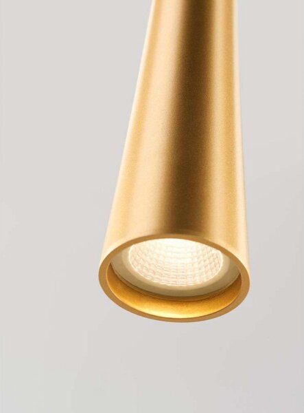 Viseće Svjetiljka LIGHT-POINT, Zlato / mjed, Dnevna soba, Aluminij
