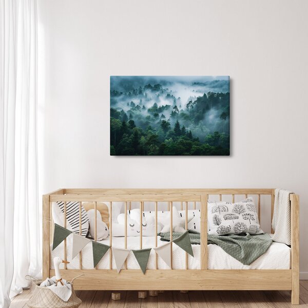 Slika - Šuma u magli (90x60 cm)
