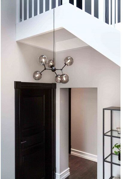 Viseće Svjetiljka Halo Design, Sivo, Blagovaonica, Metal
