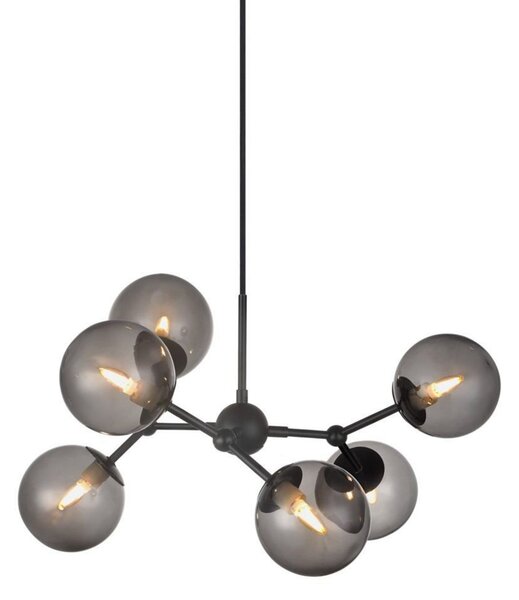 Viseće Svjetiljka Halo Design, Sivo, Blagovaonica, Metal