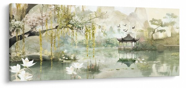 Slika - Kinesko jezero (120x50 cm)