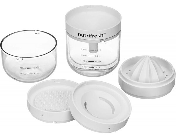 Multifunkcionalni kuhinjski pomoćnik 6 u 1 NUTRIFRESH, bijeli