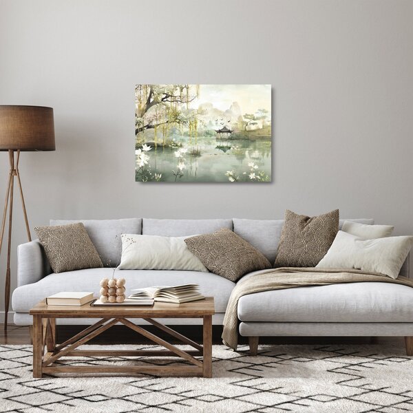 Staklena slika - Kinesko jezero (70x50 cm)