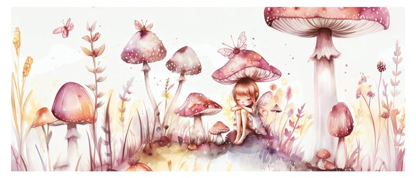 Slika - Ružičasta vila (120x50 cm)