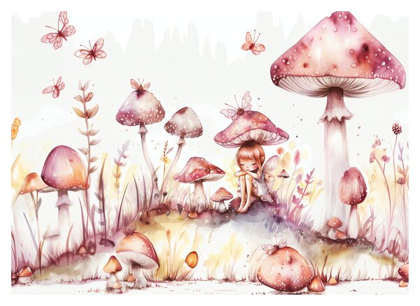 Slika - Ružičasta vila (70x50 cm)