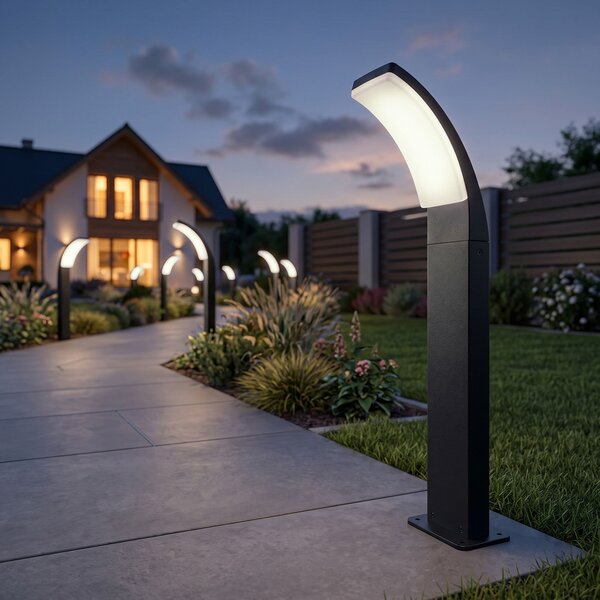 Vrtna stajaća LED lampa JNH033-G Black