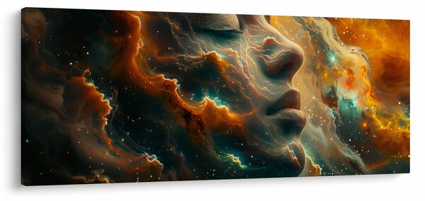 Slika - Lice u svemiru (120x50 cm)