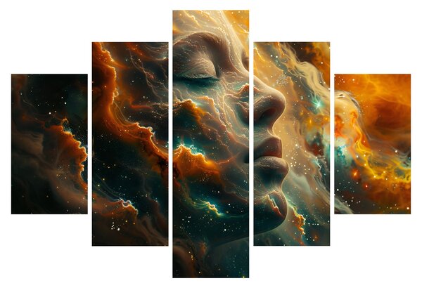 Slika - Lice u svemiru (150x105 cm)