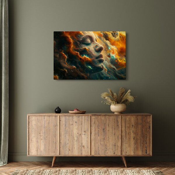 Slika - Lice u svemiru (90x60 cm)