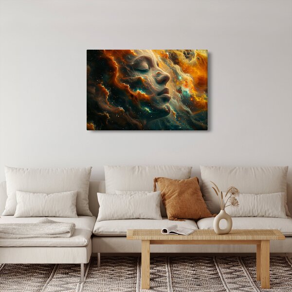 Slika - Lice u svemiru (90x60 cm)