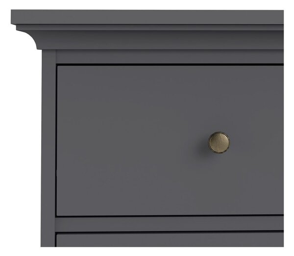 Siva niska komoda 96x87 cm Paris – Tvilum