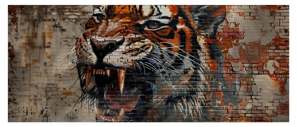 Slika - Tigar od cigle (120x50 cm)