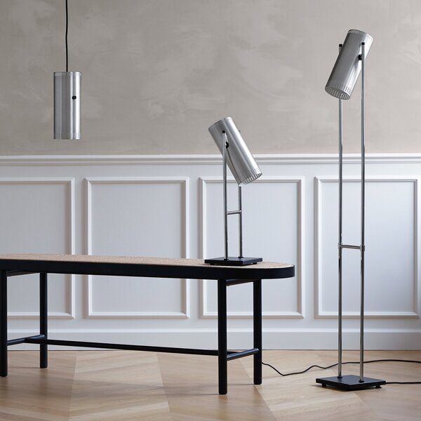 Stolne Lampa Warm Nordic, Trombone, Metalik, Dnevna soba, Aluminij, Dizajn