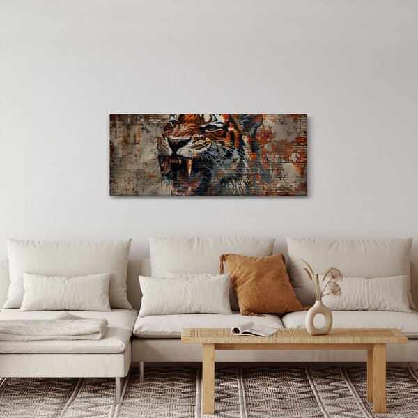 Slika - Tigar od cigle (120x50 cm)