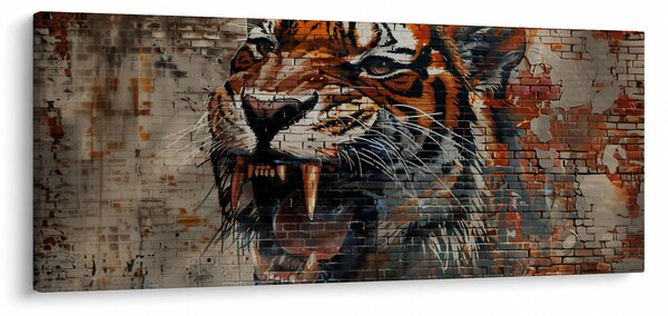Slika - Tigar od cigle (120x50 cm)
