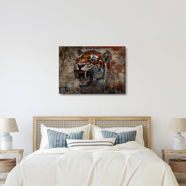 Slika - Tigar od cigle (70x50 cm)