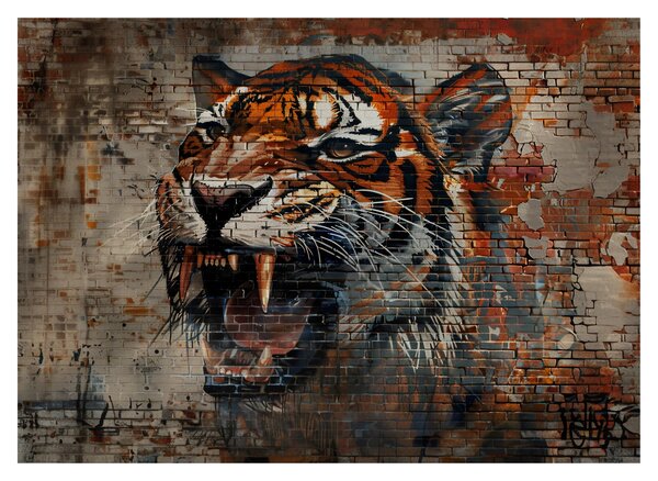 Slika - Tigar od cigle (70x50 cm)