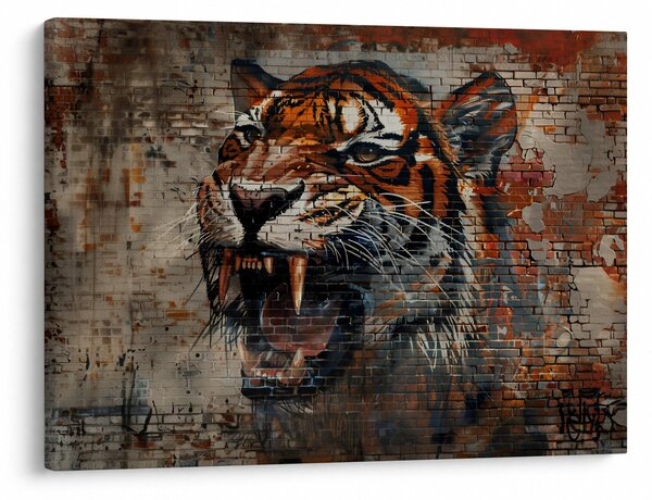Slika - Tigar od cigle (70x50 cm)