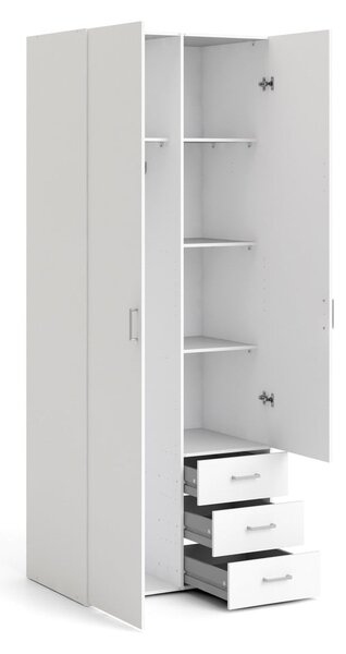 Bijeli ormar 78x200 cm Space – Tvilum