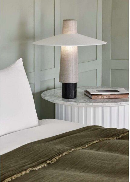 Stolne Lampa Forestier, Thésée, Bijela, Dnevna soba, Tkanina / tekstil, Boho