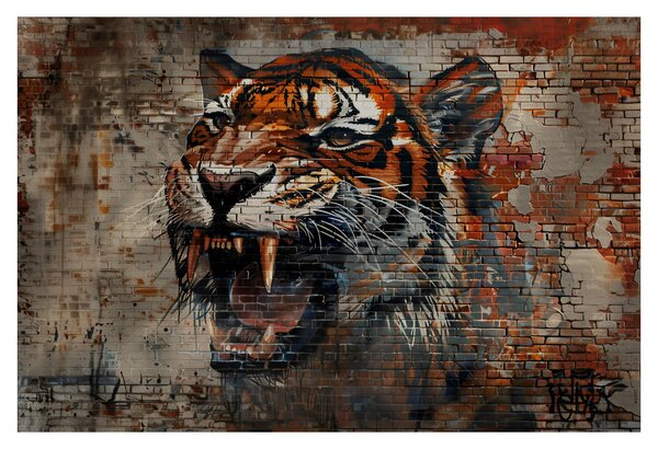 Slika - Tigar od cigle (90x60 cm)