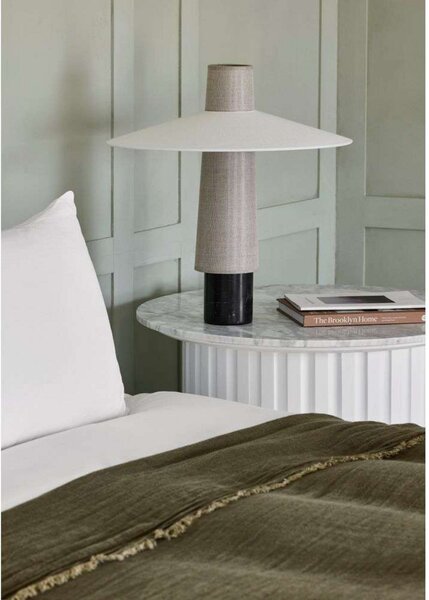 Stolne Lampa Forestier, Thésée, Bijela, Dnevna soba, Tkanina / tekstil, Boho
