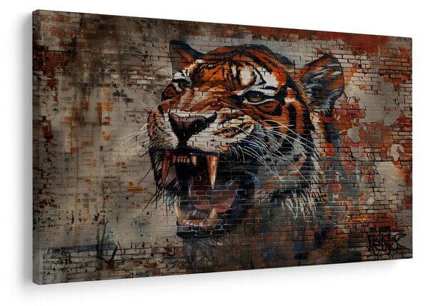Slika - Tigar od cigle (90x60 cm)