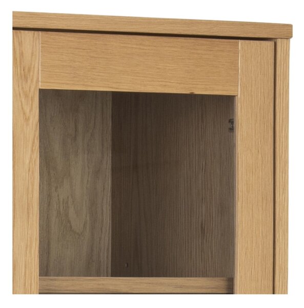 Vitrina u dekoru hrasta 80x178 cm Nagano - Actona