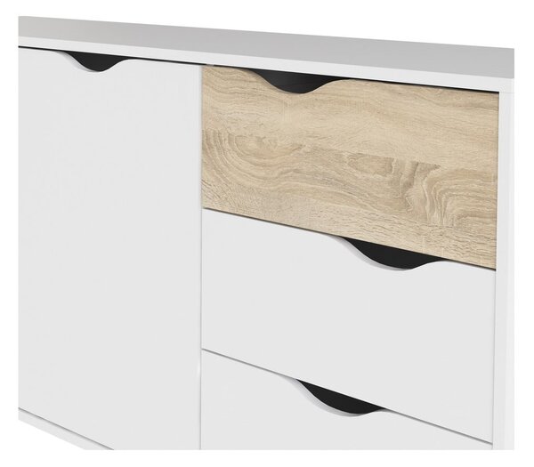 Bijela komoda 147x82x39 cm Oslo – Tvilum