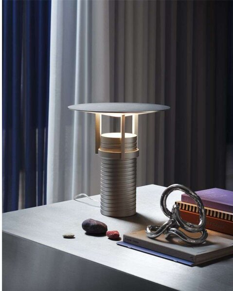 Stolne Lampa Muuto, prigušiv, Metalik, Dnevna soba, Aluminij