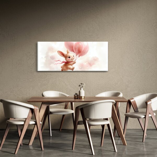 Slika - Zeko s balonima (120x50 cm)