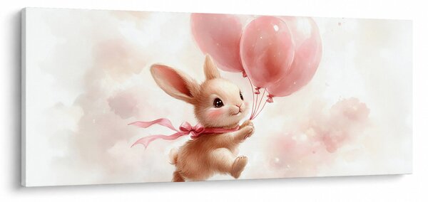 Slika - Zeko s balonima (120x50 cm)