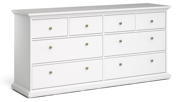 Bijela niska komoda 183x87 cm Paris – Tvilum