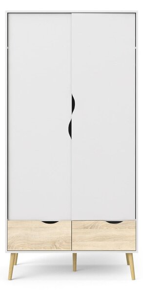 Bijeli ormar Tvilum Oslo, 98,7 x 200 cm