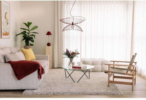 Stolne Lampa Globen Lighting, Crvena, Dnevna soba, Tkanina / tekstil