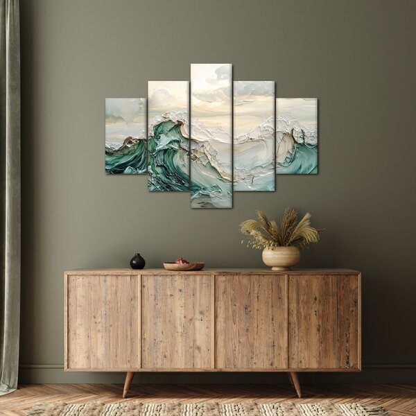 Slika - 3D morska apstrakcija (150x105 cm)