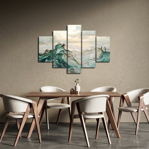 Slika - 3D morska apstrakcija (150x105 cm)