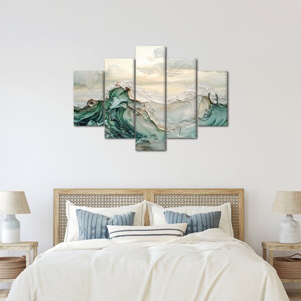 Slika - 3D morska apstrakcija (150x105 cm)