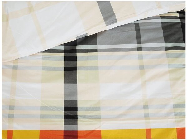 Posteljina od Renforcé pamuka ORANGE KUBE šarena Dimenzije posteljine: 70 x 90 cm | 140 x 200 cm