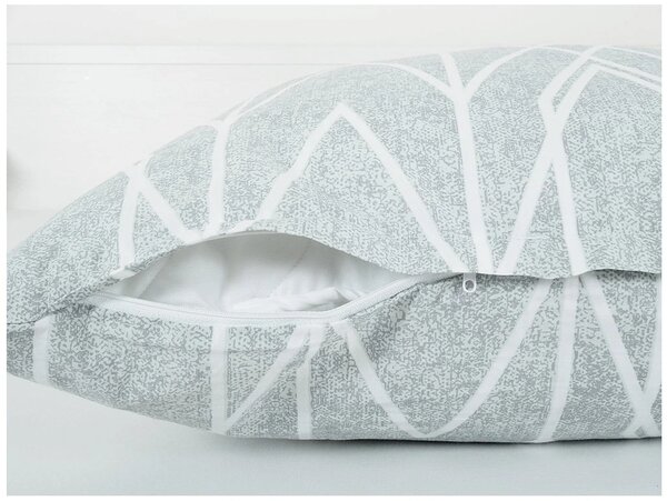 Posteljina od Renforcé pamuka GRAY STRIPES siva Dimenzije posteljine: 70 x 90 cm | 140 x 200 cm
