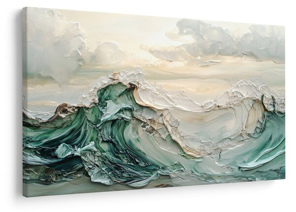 Slika - 3D morska apstrakcija (90x60 cm)