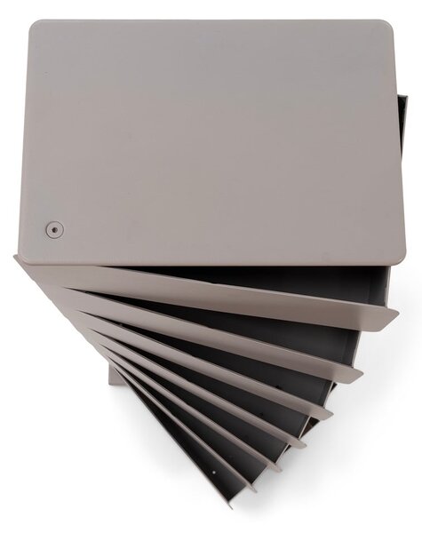 Smeđe-siva metalna komoda 37x99x26 cm Joey – Spinder Design