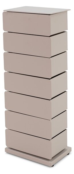 Smeđe-siva metalna komoda 37x99x26 cm Joey – Spinder Design