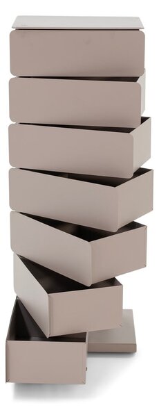 Smeđe-siva metalna komoda 37x99x26 cm Joey – Spinder Design