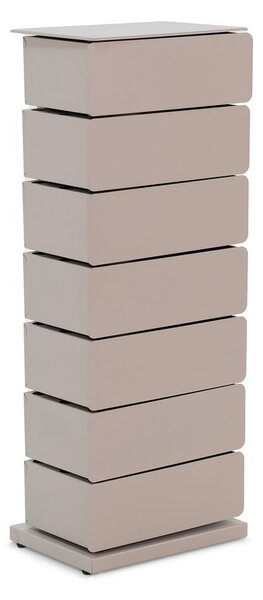 Smeđe-siva metalna komoda 37x99x26 cm Joey – Spinder Design