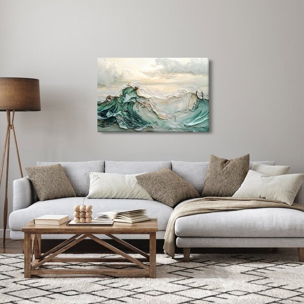 Slika - 3D morska apstrakcija (90x60 cm)
